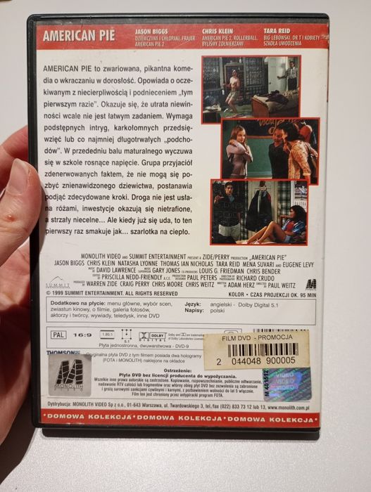 American Pie czyli sprawa dowcipna Dvd
