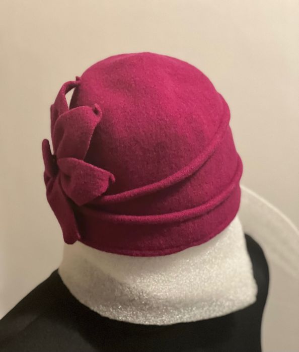 Czapka beret wełniany