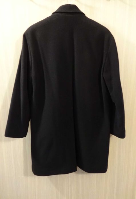 Linear 50 płaszcz wełniany czarny
