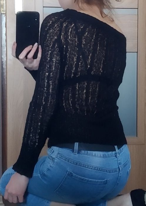 Ażurowy sweterek rozm. XS