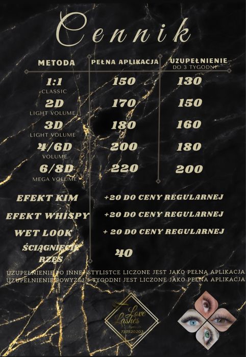 Profesjonalne Przedłużanie rzęs Warszawa Wawer