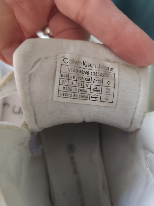 Calvin Klein Jeans 28 sneakersy wysokie hihg top