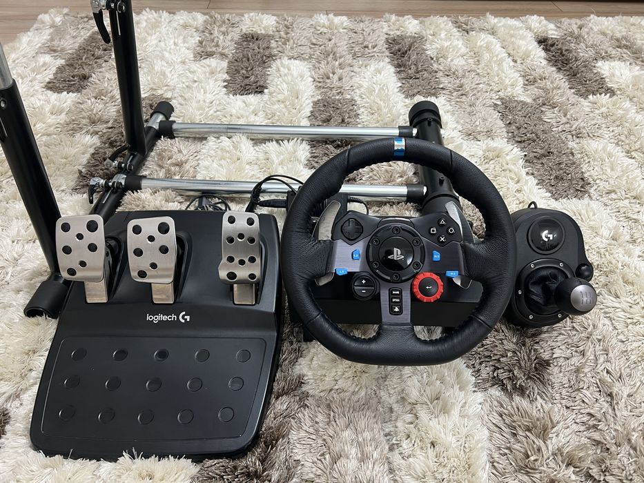 Kierownica logitech shifter + stojak