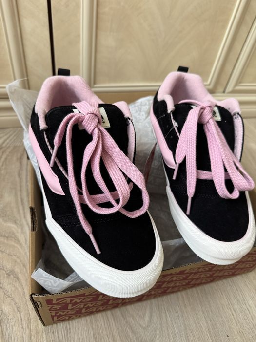 ФАВОРИТ! Vans KNU Skool Black Pink 40,5 (26 см)