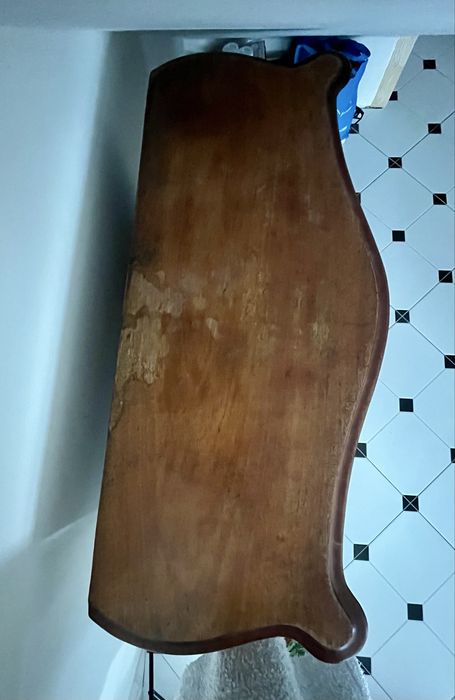 Antyczna komoda z litego drewna XIX w. | Biedermeier | kredens