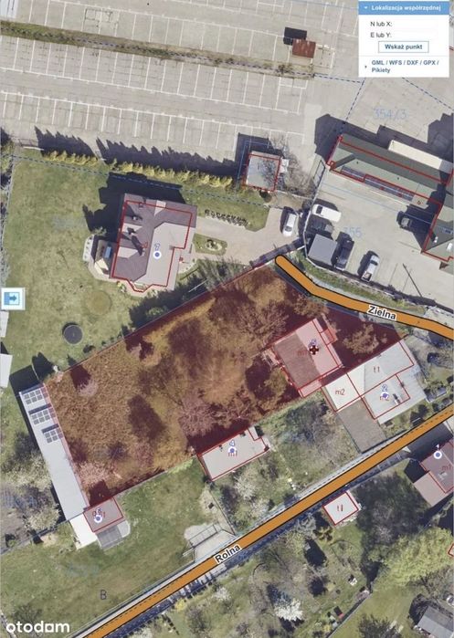 Na sprzedaż działka 1366 m² | Wieluń, ul. Zielna - centrum miasta