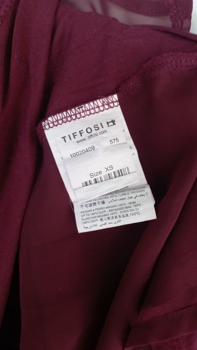 Camisola bordaux manga comprida