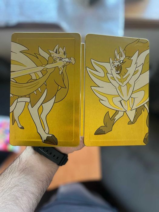Pokemon Sword & Shield - Edição Dupla Steelbook (sem jogo) c/código