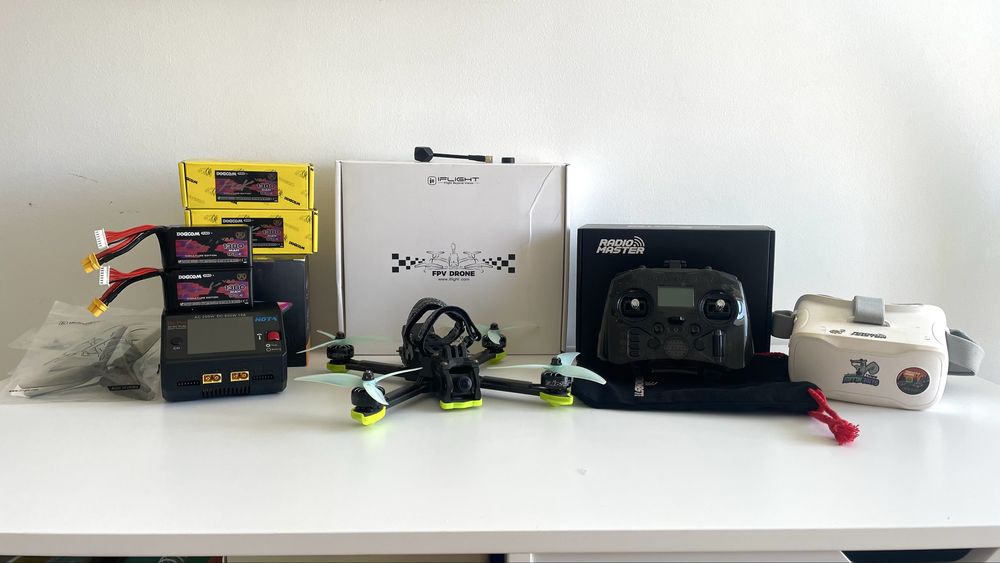 Kit FPV Pronto a Voar - iFlight Nazgul Eco XL5 + Todo o Material Necessário