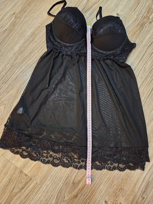 Koszula nocna czarna L