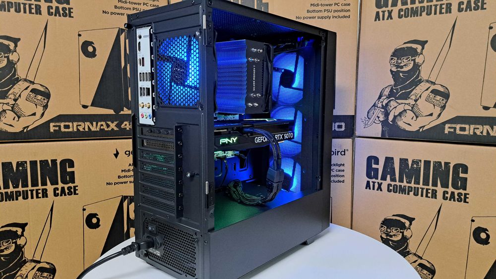 Nowy Komputer Gamingowy Ryzen 7 7800x3D 32GB DDR5 2TB SSD NVME Nvidia RTX 5070 WiFi Win11 Faktura Gwarancja