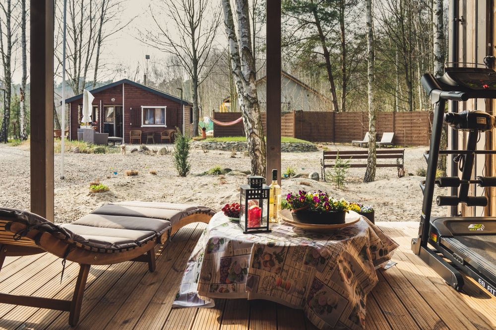 Apartament domek nad jeziorem Strykowskim koło Poznania