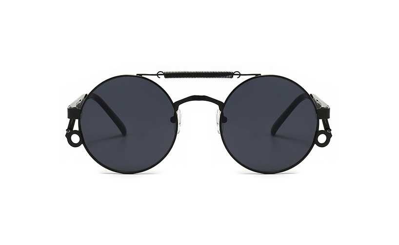 Okulary przeciwsłoneczne okrągłe lenonki steampunk retro - ECLIPSE.