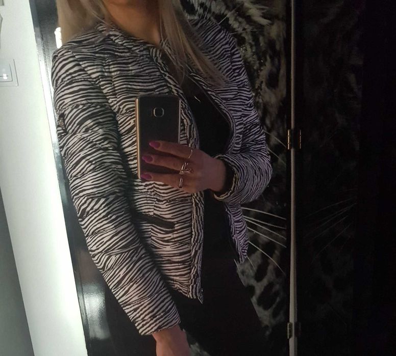 Puchowa Śliczna j. nowa guess kurtka s