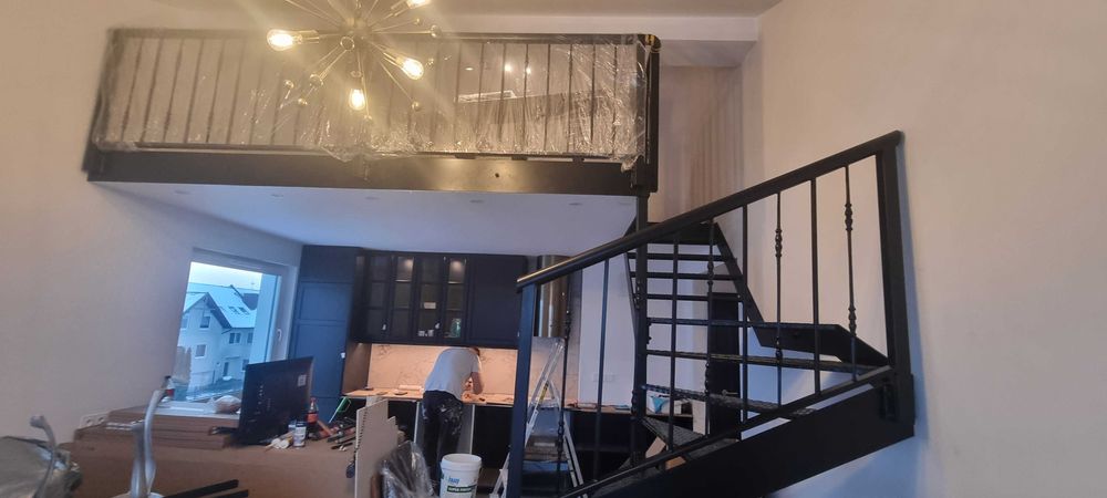 Schody stalowe, balustrady stalowe