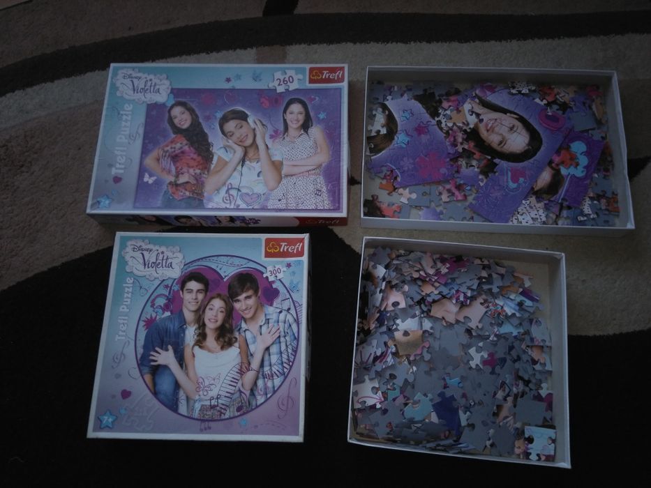 Zestaw puzzli "Violetta" 2 KPL. Polecam.Warto !!!