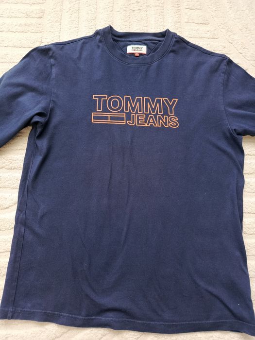 Tommy Jeans oryginalna bluza regular fit rozm.M granatowa