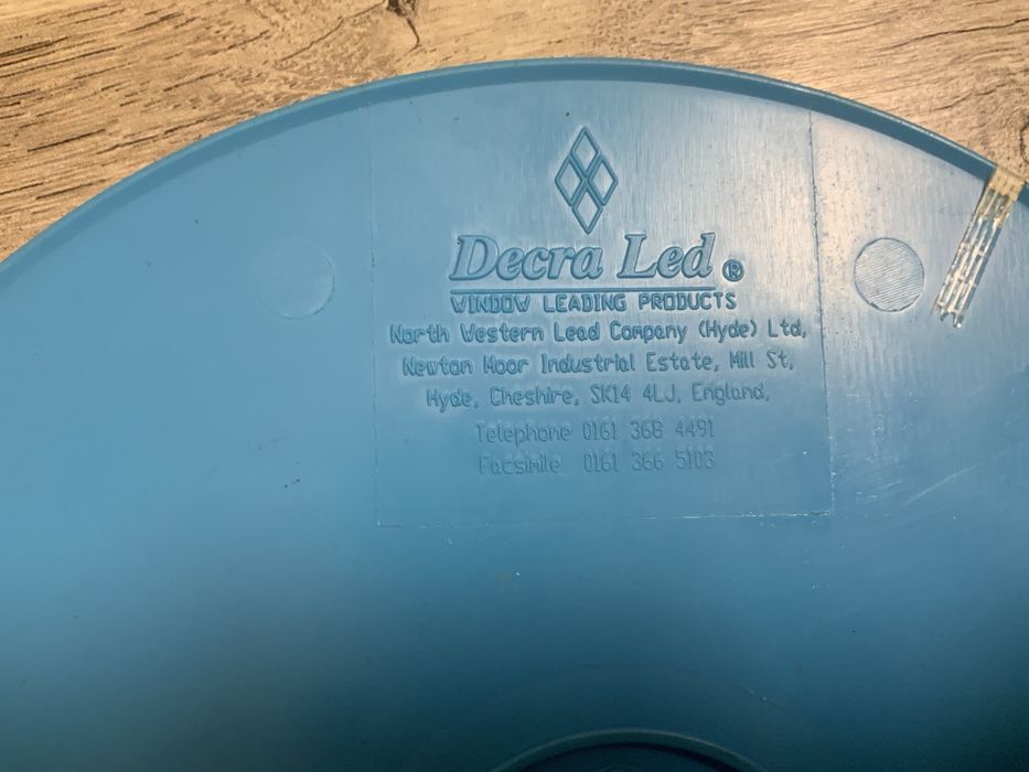 Витражная свинцовая лента 4,5 мм титан