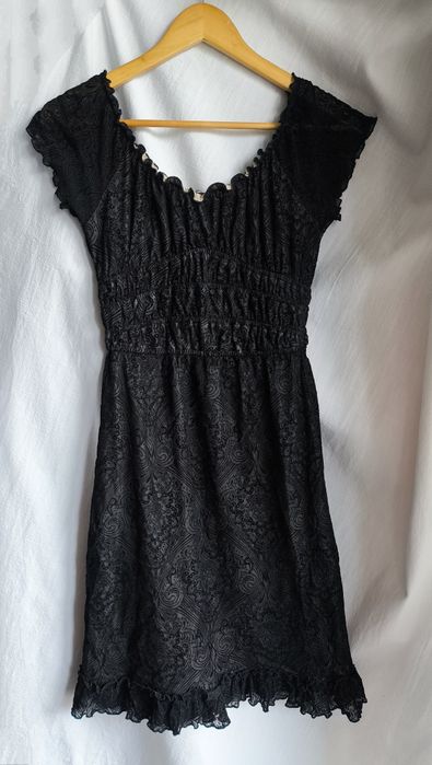 Sukienka czarna koronka 36 S 8 - 38 M 10