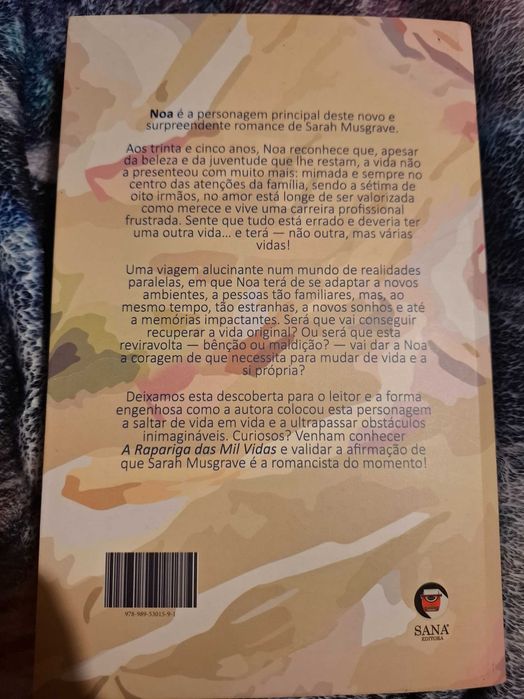 Livro a rapariga das mil vidas