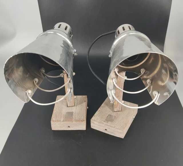 Par Candeeiros Industriais Madeira e Metal