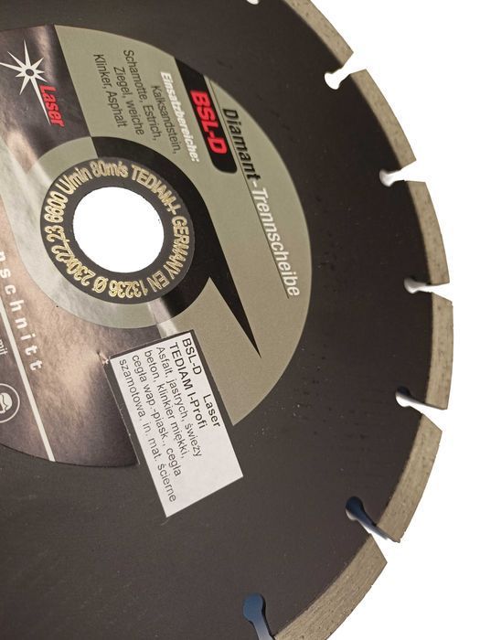 Tarcza diamentowa do asfaltu 230mm  h10mm tarcza do asfaltu 230mm