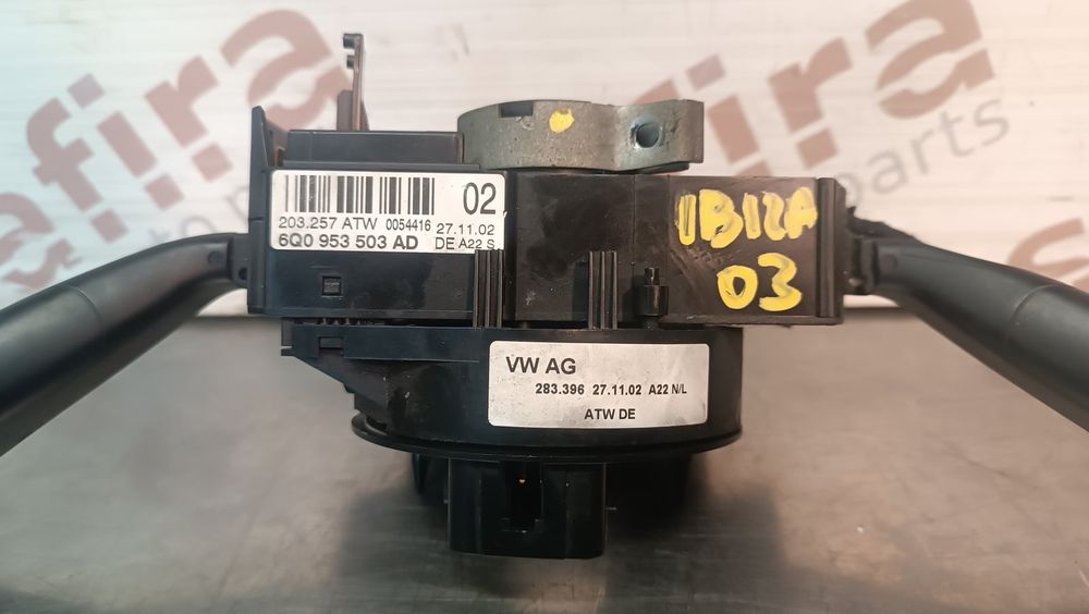 Conjunto / Manetes de Luzes e Limpa Vidros SEAT IBIZA III - 6Q0953503AD