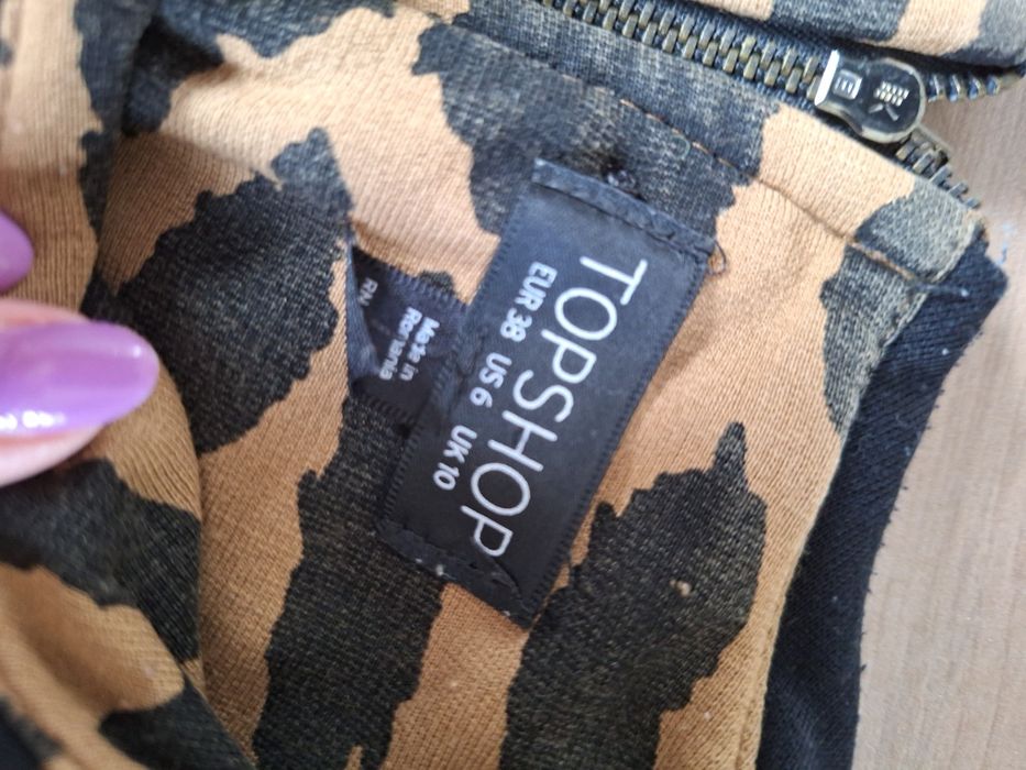 Tunika pantera z kołnierzykiem