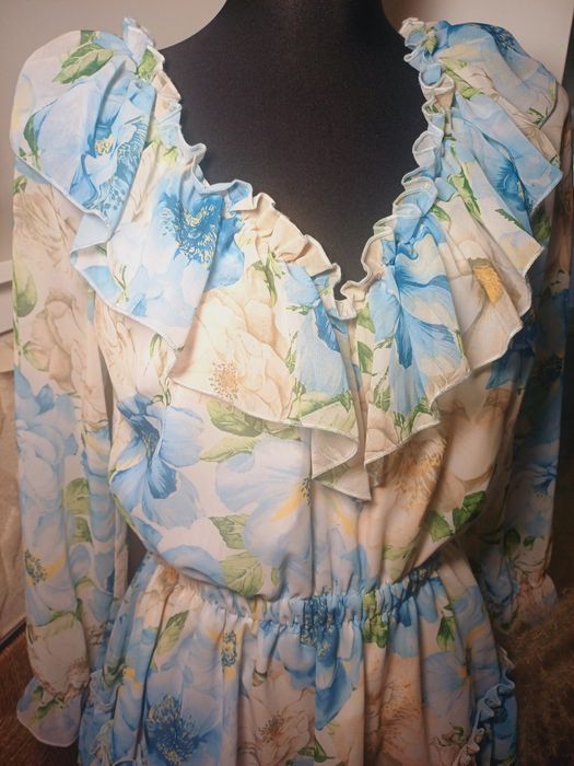 Sukienka kwiaty boho wesele