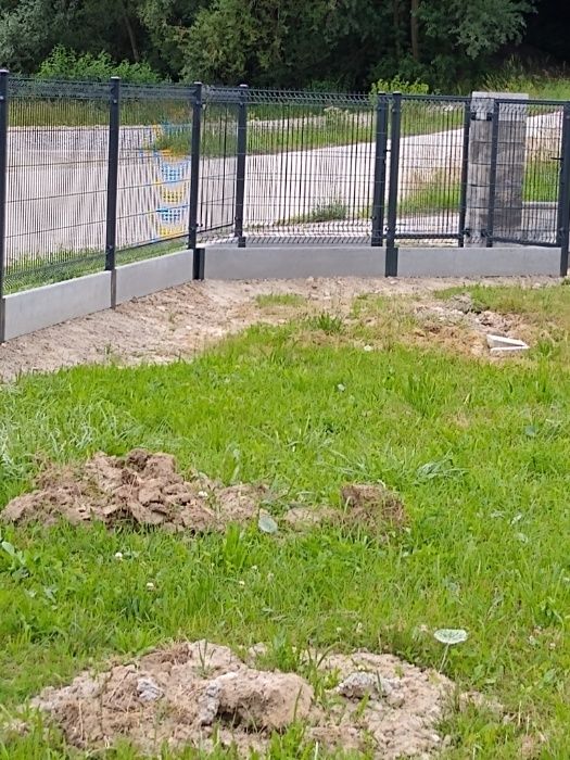 Ogrodzenie panelowe z podmurówka panel h123 fi4 52zł TĘGOBORZE