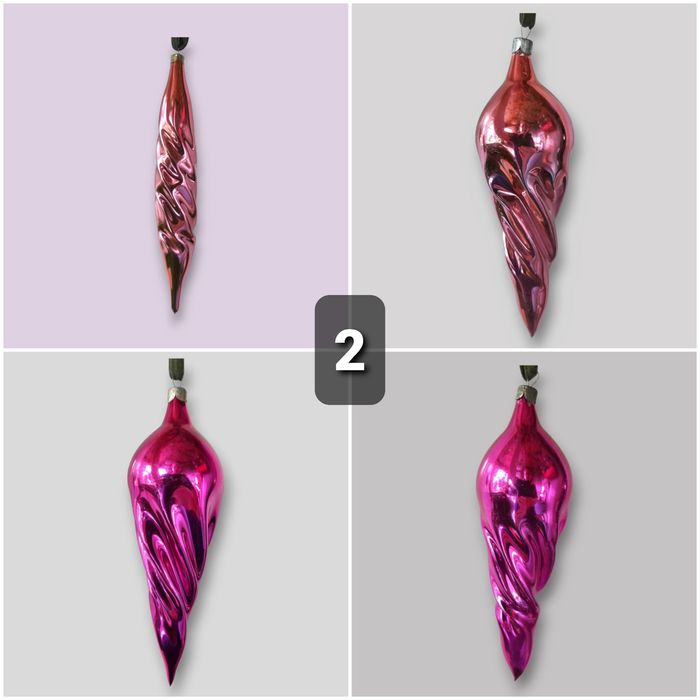 Ёлочные игрушки, стекло, СССР