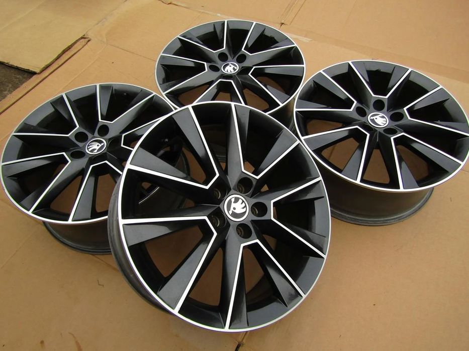 4x felgi aluminiowe 17 skoda kamiq 7 j 5x100 et46 / oryginalne