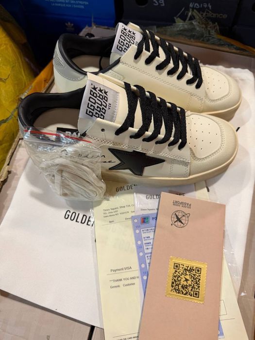 Нова поставка! Golden Goose GGDB Stardan White Black