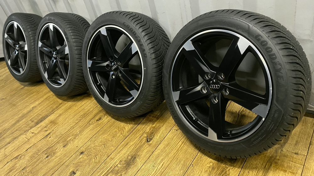 Felgi Koła Audi 17" 5x112 z oponami 225/45 R17 A3 8p 8v 8y A4 B5 B6 B7 Vw Seat Skoda
