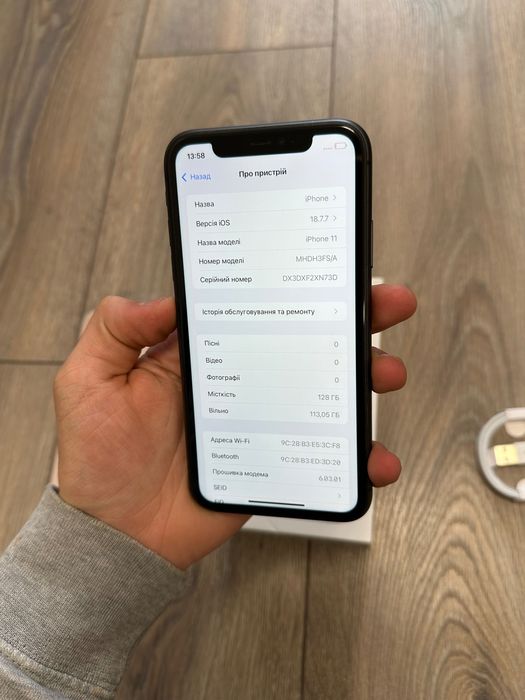 iPhone 11 128 gb Айфон 11 128 гб 91%