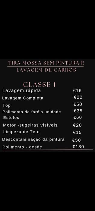 Tira Mossa - Lavagem de Carros e Polimento