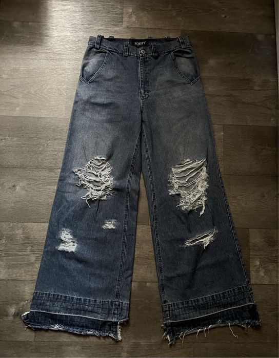 Baggy джинсы balenciaga x vetements