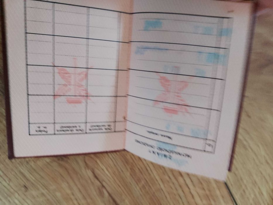 stara legitymacja PRL Legitymacja członka związku zawodowego prl