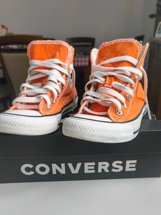 Converse buty trampki, rozmiar EUR 37, pomarańczowe