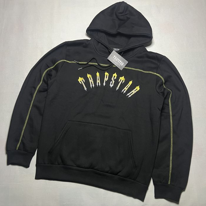 Худи TrapStar вышитое биг лого M-L размер