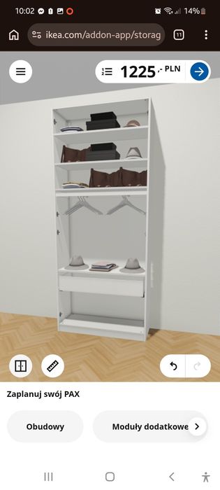 Pax IKEA 35x236 cm
