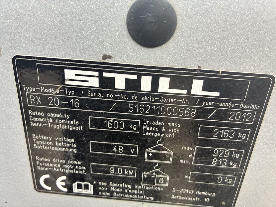 Sprzedam STILL RX 20-16