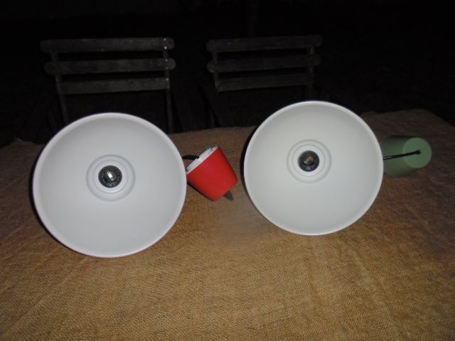 Candeeiros de teto em metal