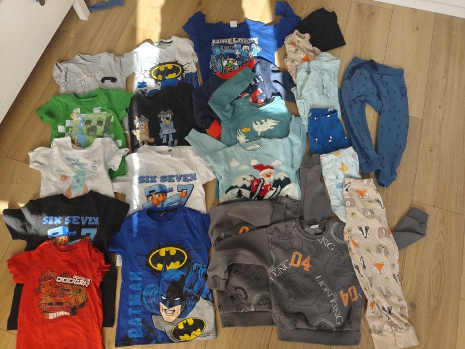 Zestaw ubrań chłopiec 104 h&m Diverse Pinokio