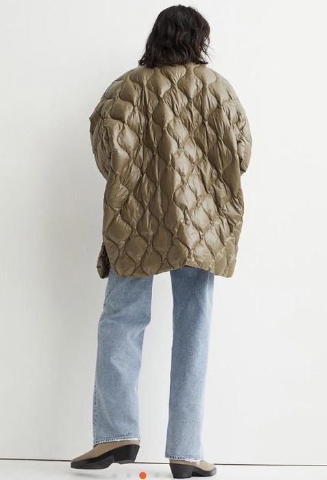 H& M premium демисезонный пуховик пух перо куртка на весну