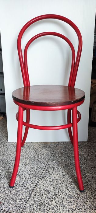 4 Cadeiras em ferro e madeira