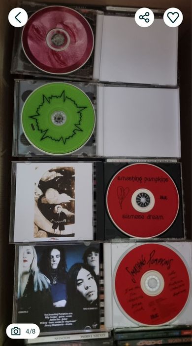 Диски Smashing Pumpkins Danzig Death Offspring Type O Negative Mертвий