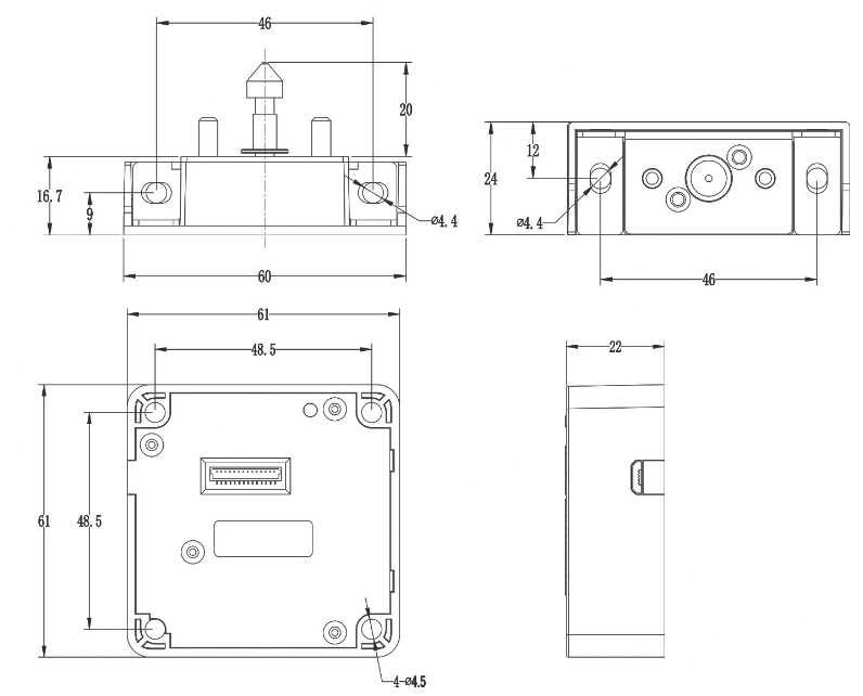 Elektroniczny Niewidoczny Zamek do Szafki na Karty RFID [BIO-S61A]