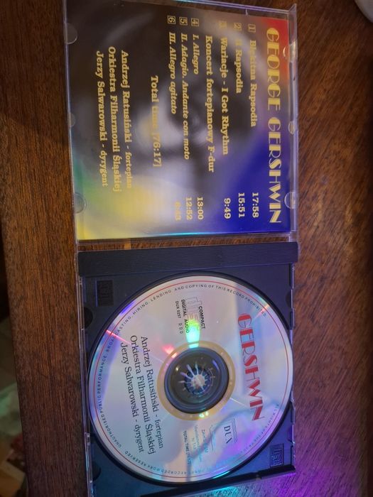CD G.Gershwin /Orkiestra FŚ dyr.J. Salwarowski/ 1999 DUX/ PN Muza