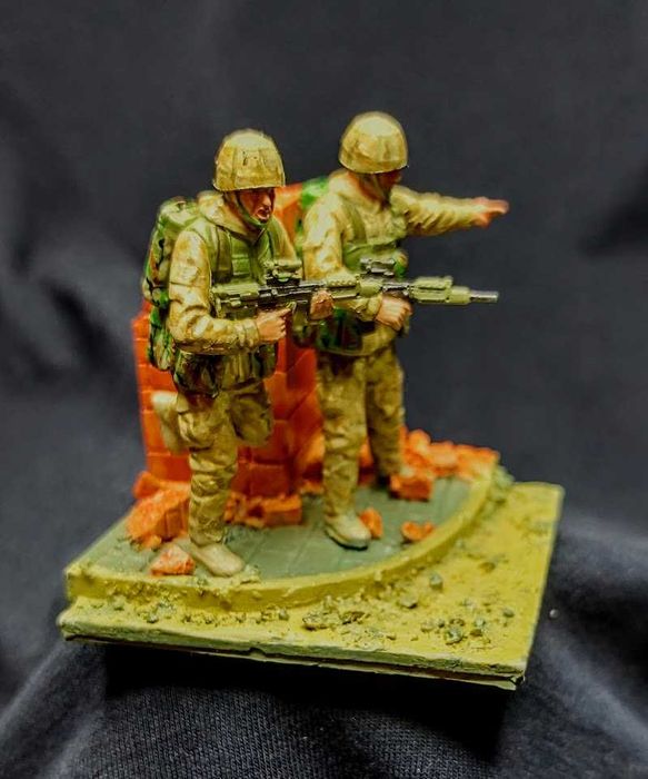 Мини-диорама "British Desert rats"